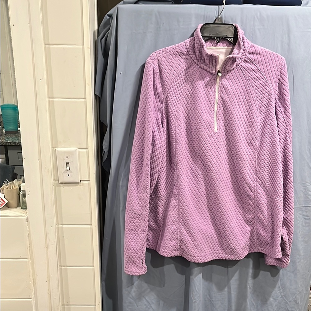 Women's Pink Quilted Sweater size XL